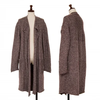 JURGEN LEHL Babaghuri Wool Blend Buttonless Knit Cardigan