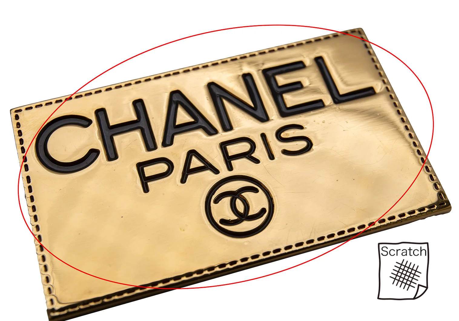 シャネルCHANEL ココマークロゴプレートブローチ ゴールド | DC