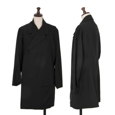 Yohji Yamamoto FEMME Wool Gabardine Double Jacket