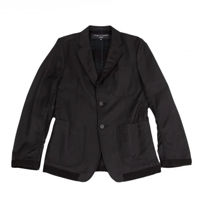 COMME des GARCONS HOMME Corduroy Switching Striped Jacket