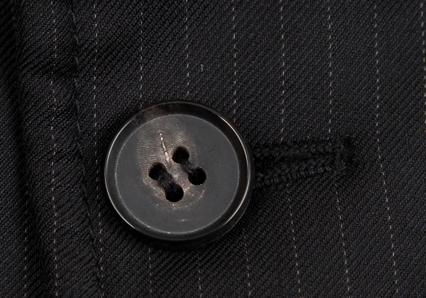 コムデギャルソン オムCOMME des GARCONS HOMME コーデュロイ切替パッカリングストライプジャケット 黒XS K-125267_006