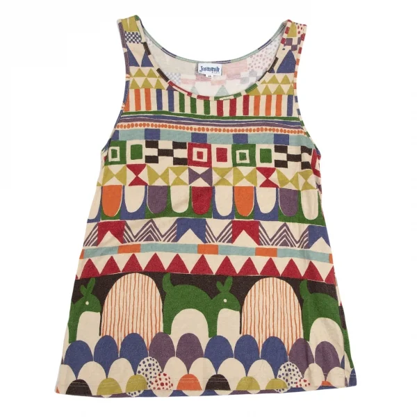 Jocomomola Printed Sleeveless Tank Top K-125278_002
