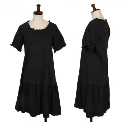 PINK HOUSE Lace Switching Gather Sleeve Dress