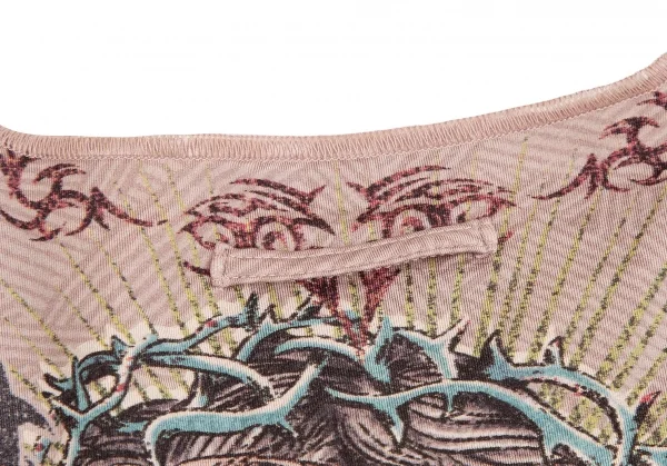 Jean Paul GAULTIER PARIS Tatoo Printed Stretch Top K-125283_010