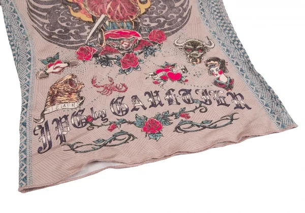 Jean Paul GAULTIER PARIS Tatoo Printed Stretch Top K-125283_007