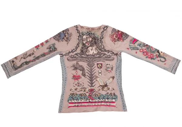 Jean Paul GAULTIER PARIS Tatoo Printed Stretch Top K-125283_009