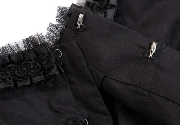 COMME des GARCONS Frill Chiffon Switching Design Blouse K-125297_011