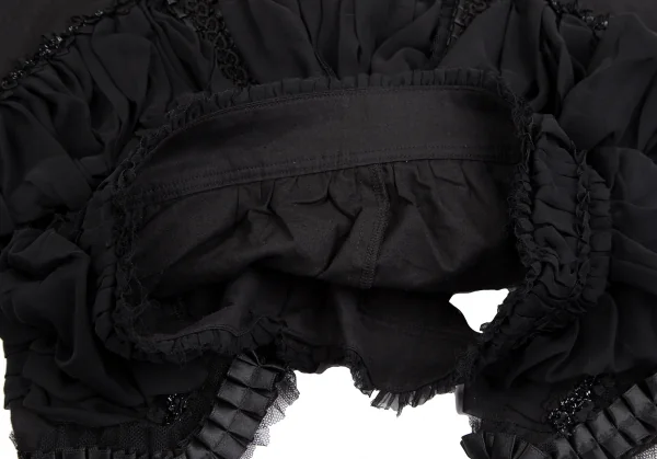 COMME des GARCONS Frill Chiffon Switching Design Blouse K-125297_009
