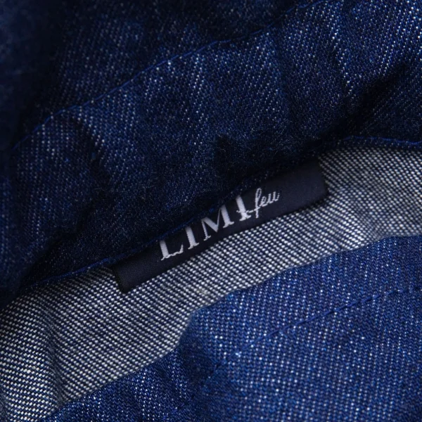 LIMI feu Logo Printed Denim Bucket Bag K-125298_013