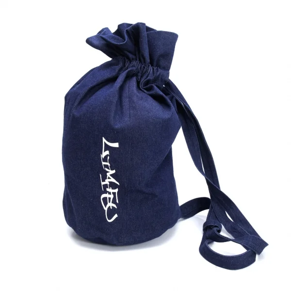 LIMI feu Logo Printed Denim Bucket Bag K-125298_002