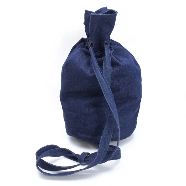 LIMI feu Logo Printed Denim Bucket Bag K-125298_004
