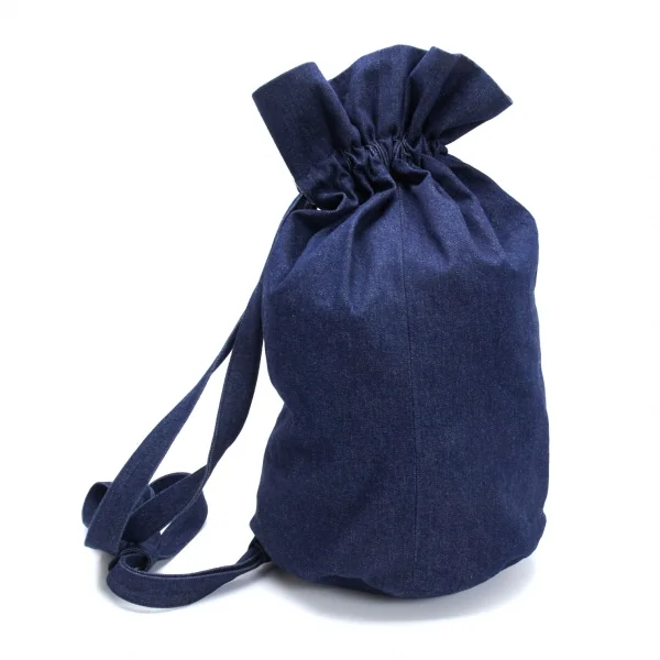 LIMI feu Logo Printed Denim Bucket Bag K-125298_007