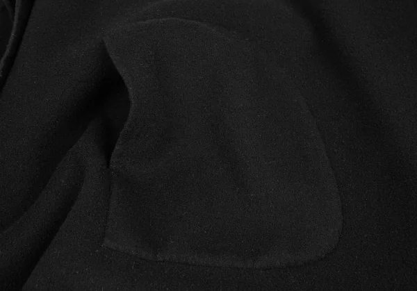 TSUMORI CHISATO Wool Nylon Hooded Double Poncho K-125308_007