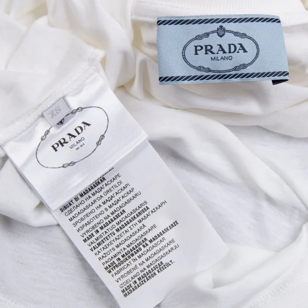 PRADA Triangle Patch T Shirt K-125309_010