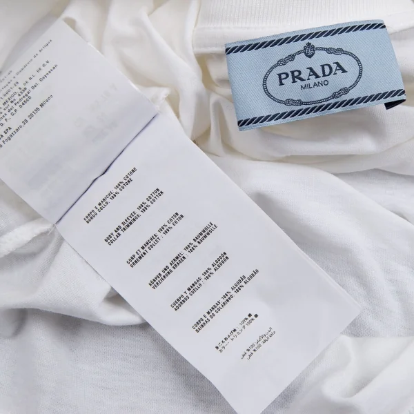 PRADA Triangle Patch T Shirt K-125309_011