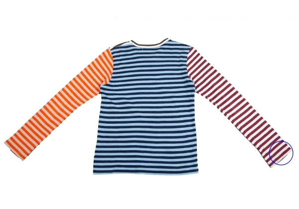 コムコム コムデギャルソンCOMME des GARCONS 切替ボーダーカットソー マルチXS K-125324_009