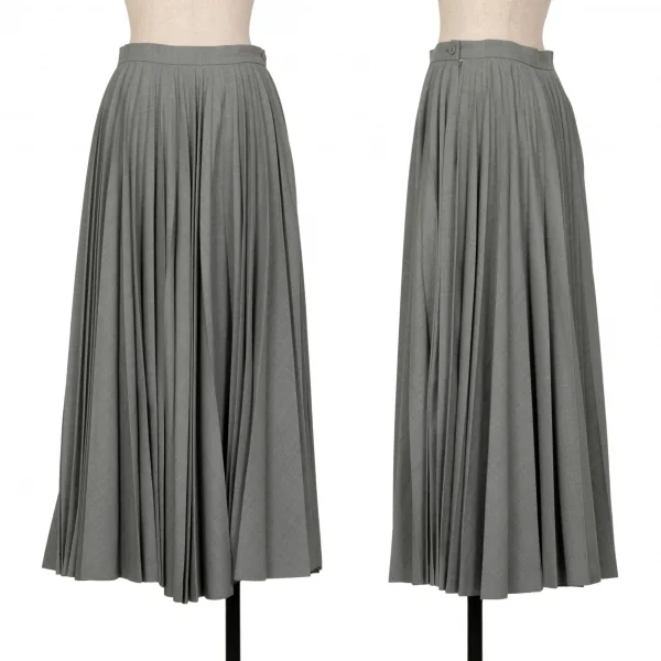 ジュンヤワタナベ コムデギャルソンJUNYA WATANABE COMME des GARCONS アコーディオンプリーツスカート グレーS K-125365_001