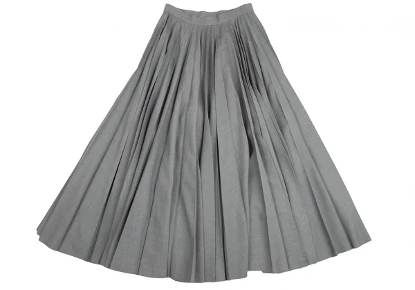 ジュンヤワタナベ コムデギャルソンJUNYA WATANABE COMME des GARCONS アコーディオンプリーツスカート グレーS K-125365_012