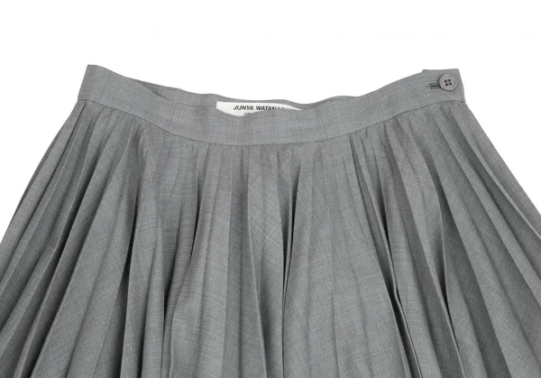 ジュンヤワタナベ コムデギャルソンJUNYA WATANABE COMME des GARCONS アコーディオンプリーツスカート グレーS K-125365_003
