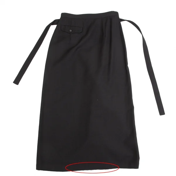 tricot COMME des GARCONS Wool Wrap Skirt K-125382_011