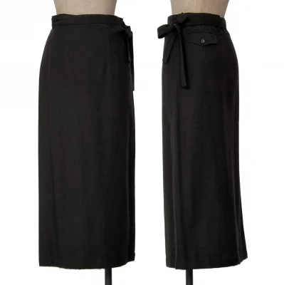 tricot COMME des GARCONS Wool Wrap Skirt