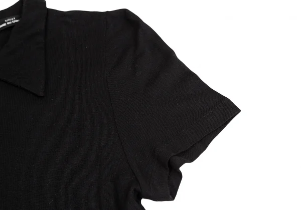 tricot COMME des GARCONS Rayon Knit Short Sleeve Shirt K-125383_005