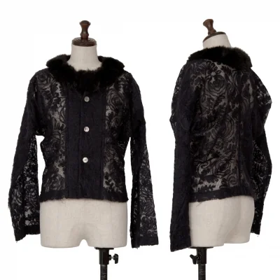 美品✨コムデギャルソン ローブドシャンブル 立体モチーフ テーラードジャケット robe de chambre COMME des GARCONS / ローブドシャンブル