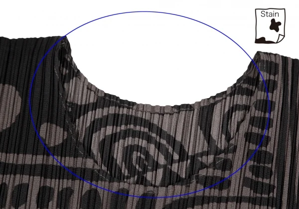 PLEATS PLEASE Multi Pattern Print Pleated T Shirt K-125389_004