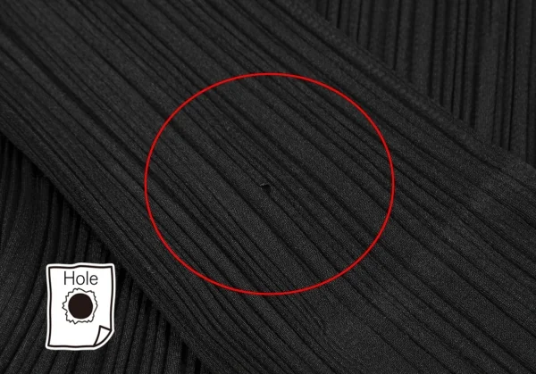PLEATS PLEASE Hem Stripe Switching Pleated Shirt K-125400_009