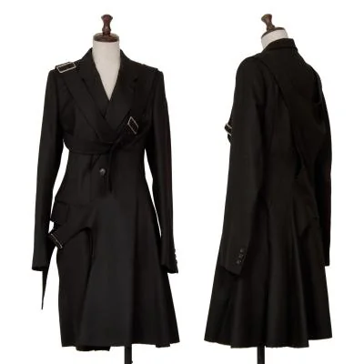 JUNYA WATANABE COMME des GARCONS  Wool Belted Design Coat