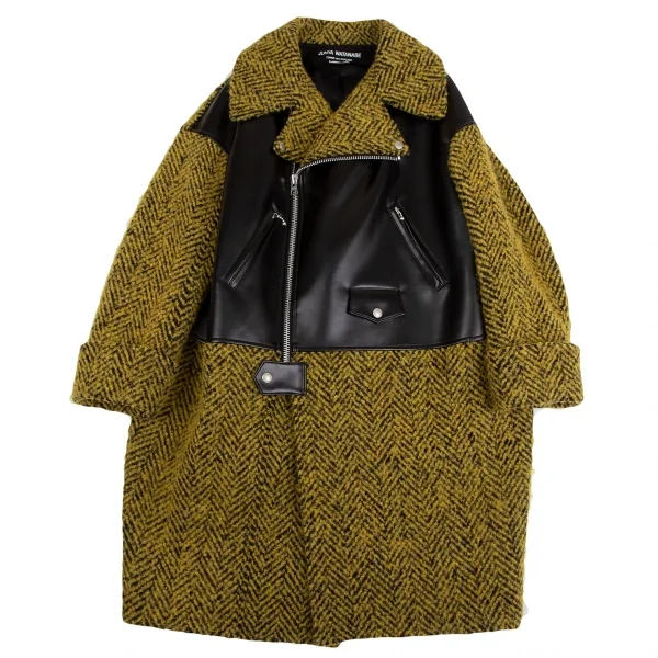JUNYA WATANABE COMME des GARCONS Rider Jacket Switching Tweed Coat K-125404_002