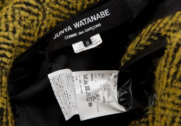 JUNYA WATANABE COMME des GARCONS Rider Jacket Switching Tweed Coat K-125404_015