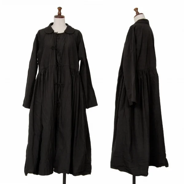 COMME des GARCONS COMME des GARCONS Poly Round Collar Dress Black M K-125407_001