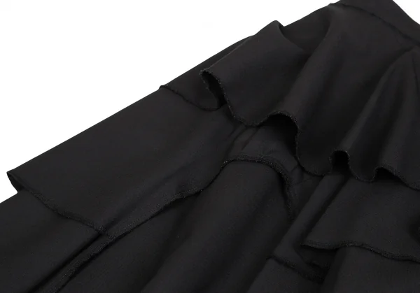 BLACK COMME des GARCONS Frill Skirt Layered Pants K-125410_004