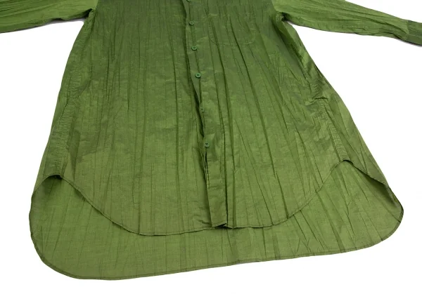 ISSEY MIYAKE Wrinkle Pleated Long Shirt K-125411_010