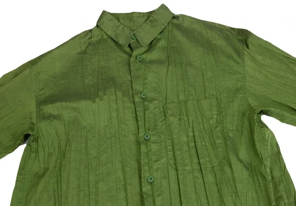 ISSEY MIYAKE Wrinkle Pleated Long Shirt K-125411_003