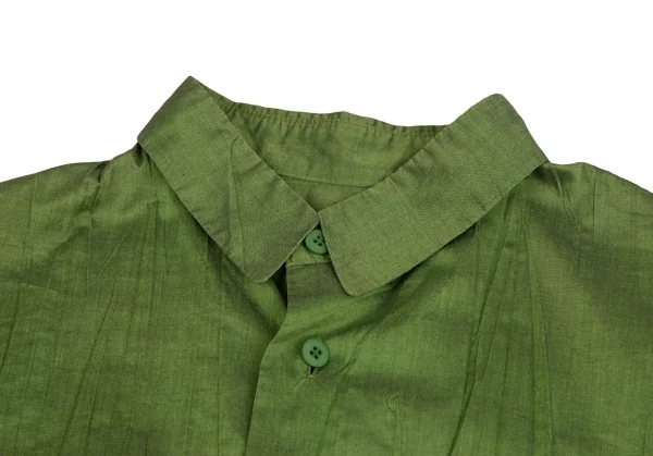 ISSEY MIYAKE Wrinkle Pleated Long Shirt K-125411_004