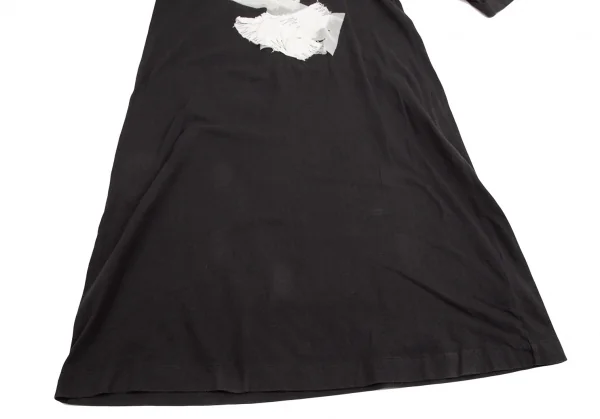 tao OMME des GARCONS Mesh Pasteed Raglan Dress K-125413_011