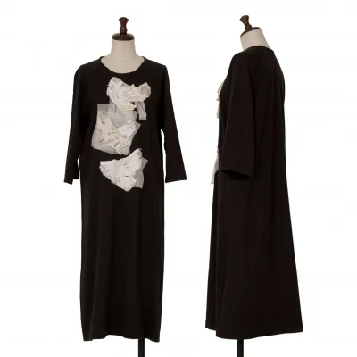 tao OMME des GARCONS Mesh Pasteed Raglan Dress