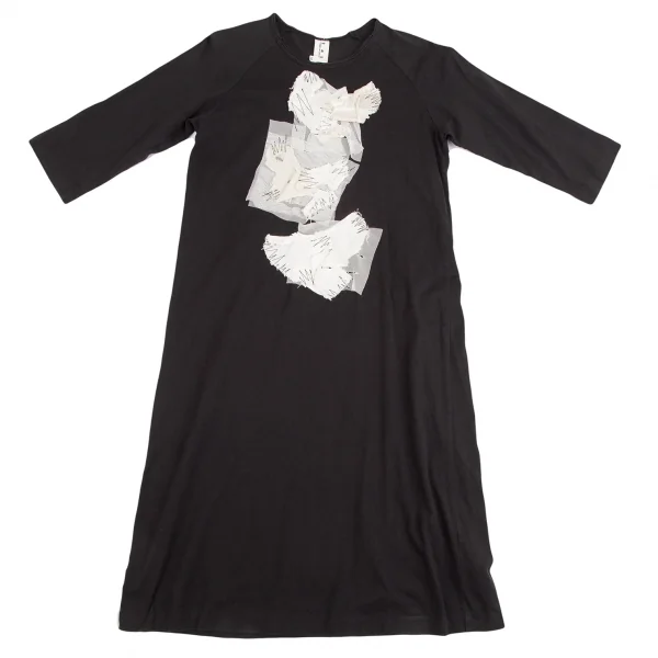 tao OMME des GARCONS Mesh Pasteed Raglan Dress K-125413_002