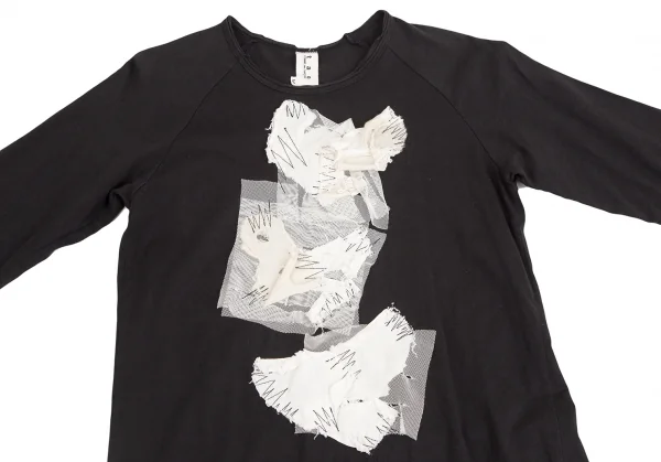 tao OMME des GARCONS Mesh Pasteed Raglan Dress K-125413_003