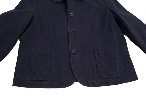 tricot COMME des GARCONS Cotton Twill Round Collar Jacket K-125417_010