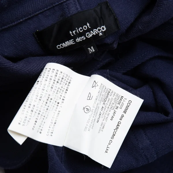 tricot COMME des GARCONS Cotton Twill Round Collar Jacket K-125417_015