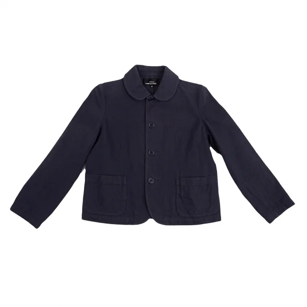 tricot COMME des GARCONS Cotton Twill Round Collar Jacket K-125417_002
