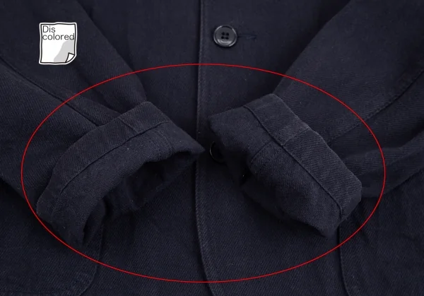 tricot COMME des GARCONS Cotton Twill Round Collar Jacket K-125417_009