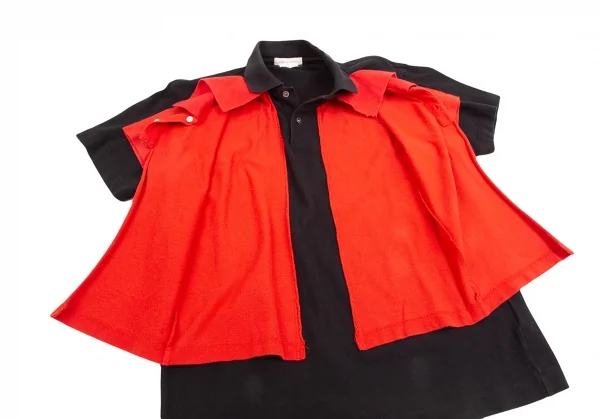 COMME des GARCONS Front Pasted Short Sleeve Polo Shirt K-125419_011