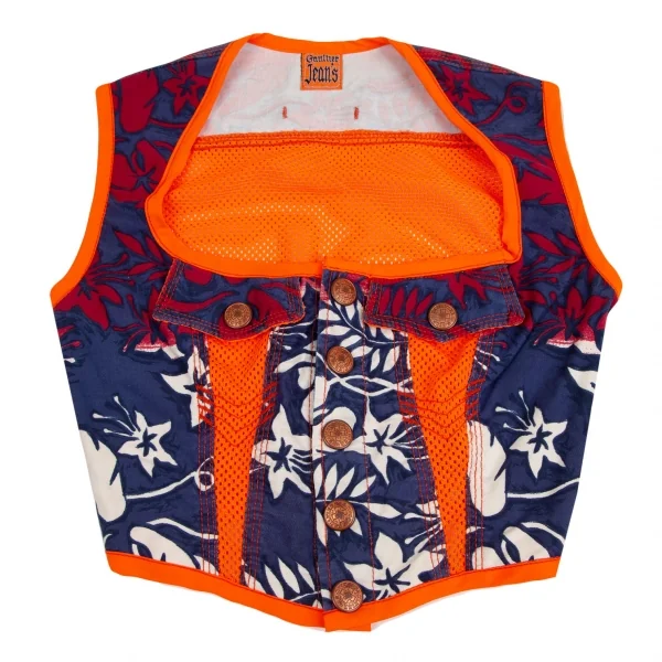 GAULTIER JEAN'S Floral Switching Mesh Vest K-125424_002