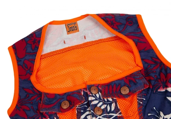 GAULTIER JEAN'S Floral Switching Mesh Vest K-125424_003