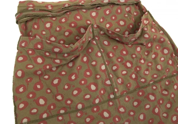 GAULTIER JEAN'S Dot Printed Wrap Skirt K-125425_005