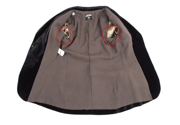 Jean-Paul GAULTIER FEMME Pearl Beads Velor Jacket K-125436_012